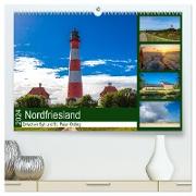 Nordfriesland, Zwischen Sylt und St. Peter Ording (hochwertiger Premium Wandkalender 2024 DIN A2 quer), Kunstdruck in Hochglanz