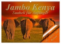 Jambo Kenya (Wandkalender 2024 DIN A2 quer), CALVENDO Monatskalender