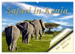 Safari in Kenia (Wandkalender 2024 DIN A2 quer), CALVENDO Monatskalender