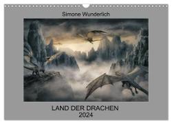 Land der Drachen (Wandkalender 2024 DIN A3 quer), CALVENDO Monatskalender