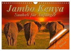 Jambo Kenya (Wandkalender 2024 DIN A4 quer), CALVENDO Monatskalender