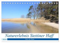 Naturerlebnis Stettiner Haff (Tischkalender 2024 DIN A5 quer), CALVENDO Monatskalender