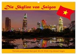 Die Skyline von Saigon (Wandkalender 2024 DIN A2 quer), CALVENDO Monatskalender