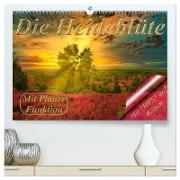 Die Heideblüte (hochwertiger Premium Wandkalender 2024 DIN A2 quer), Kunstdruck in Hochglanz