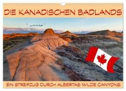 Die Kanadischen Badlands (Wandkalender 2024 DIN A3 quer), CALVENDO Monatskalender