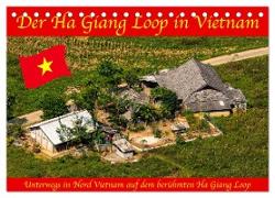 Der Ha Giang Loop in Vietnam (Tischkalender 2024 DIN A5 quer), CALVENDO Monatskalender