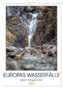 Europas Wasserfälle (Wandkalender 2024 DIN A4 hoch), CALVENDO Monatskalender