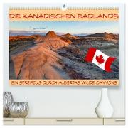 Die Kanadischen Badlands (hochwertiger Premium Wandkalender 2024 DIN A2 quer), Kunstdruck in Hochglanz