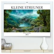 Kleine Streuner (hochwertiger Premium Wandkalender 2024 DIN A2 quer), Kunstdruck in Hochglanz