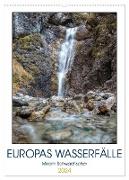 Europas Wasserfälle (Wandkalender 2024 DIN A2 hoch), CALVENDO Monatskalender