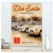 Die Ente - Automobil Legende (hochwertiger Premium Wandkalender 2024 DIN A2 hoch), Kunstdruck in Hochglanz