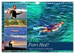 Petri Heil! Angler und Fischer in Havanna (Wandkalender 2024 DIN A4 quer), CALVENDO Monatskalender
