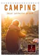 Camping - unser schönster Urlaub (Tischkalender 2024 DIN A5 hoch), CALVENDO Monatskalender