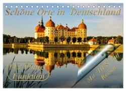 Schöne Orte in Deutschland (Tischkalender 2024 DIN A5 quer), CALVENDO Monatskalender