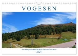Vogesen - Das außergewöhnliche Naturerbe im Osten Frankreichs (Wandkalender 2024 DIN A4 quer), CALVENDO Monatskalender