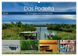 Das Podelta mit Chioggia und Comacchio (Wandkalender 2024 DIN A2 quer), CALVENDO Monatskalender