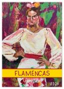 FLAMENCAS (Wandkalender 2024 DIN A2 hoch), CALVENDO Monatskalender