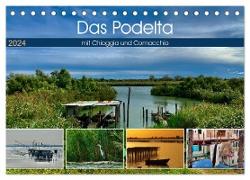 Das Podelta mit Chioggia und Comacchio (Tischkalender 2024 DIN A5 quer), CALVENDO Monatskalender