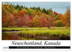 Neuschottland, Kanada (Tischkalender 2024 DIN A5 quer), CALVENDO Monatskalender