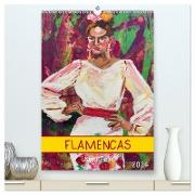 FLAMENCAS (hochwertiger Premium Wandkalender 2024 DIN A2 hoch), Kunstdruck in Hochglanz