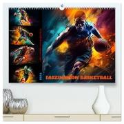 Faszination Basketball (hochwertiger Premium Wandkalender 2024 DIN A2 quer), Kunstdruck in Hochglanz