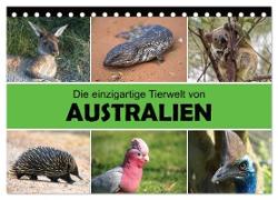 Die einzigartige Tierwelt von Australien (Tischkalender 2024 DIN A5 quer), CALVENDO Monatskalender