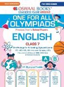 Oswaal One For All Olympiad Previous Years' Solved Papers, Class-7 English Book (For 2023 Exam)