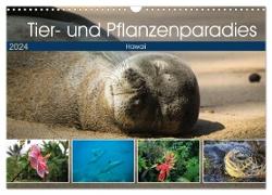 Tier- und Pflanzenparadies Hawaii (Wandkalender 2024 DIN A3 quer), CALVENDO Monatskalender