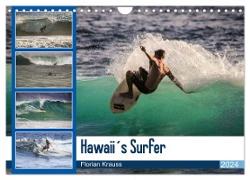Hawaii´s Surfer (Wandkalender 2024 DIN A4 quer), CALVENDO Monatskalender