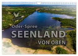 Oder-Spree Seenland von oben (Wandkalender 2024 DIN A4 quer), CALVENDO Monatskalender