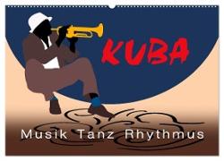 Kuba - Musik Tanz Rhythmus (Wandkalender 2024 DIN A2 quer), CALVENDO Monatskalender