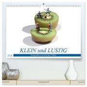 KLEIN und LUSTIG (hochwertiger Premium Wandkalender 2024 DIN A2 quer), Kunstdruck in Hochglanz