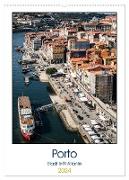 Porto - Stadt trifft Atlantik (Wandkalender 2024 DIN A2 hoch), CALVENDO Monatskalender