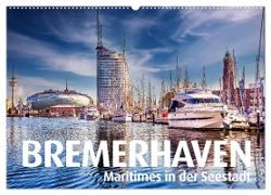 BREMERHAVEN Maritimes in der Seestadt (Wandkalender 2024 DIN A2 quer), CALVENDO Monatskalender