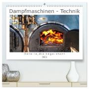 Dampfmaschinen - Technik (hochwertiger Premium Wandkalender 2024 DIN A2 quer), Kunstdruck in Hochglanz