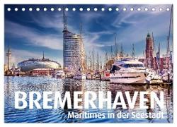 BREMERHAVEN Maritimes in der Seestadt (Tischkalender 2024 DIN A5 quer), CALVENDO Monatskalender