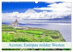 Azoren: Europas milder Westen (Wandkalender 2024 DIN A3 quer), CALVENDO Monatskalender