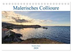 Malerisches Collioure in Südfrankreich (Tischkalender 2024 DIN A5 quer), CALVENDO Monatskalender
