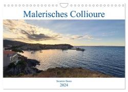 Malerisches Collioure in Südfrankreich (Wandkalender 2024 DIN A4 quer), CALVENDO Monatskalender