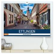 Ettlingen - Ansichtssache (hochwertiger Premium Wandkalender 2024 DIN A2 quer), Kunstdruck in Hochglanz