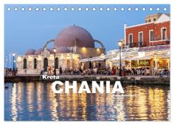 Kreta - Chania (Tischkalender 2024 DIN A5 quer), CALVENDO Monatskalender