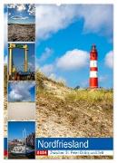 Nordfriesland, Zwischen St. Peter Ording und Sylt (Wandkalender 2024 DIN A2 hoch), CALVENDO Monatskalender