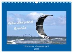 Fehmarnsund Brücke (Wandkalender 2024 DIN A3 quer), CALVENDO Monatskalender