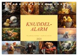 Knuddel-Alarm (Tischkalender 2024 DIN A5 quer), CALVENDO Monatskalender