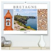 Bretagne - unterwegs mit Julia Hahn (hochwertiger Premium Wandkalender 2024 DIN A2 quer), Kunstdruck in Hochglanz