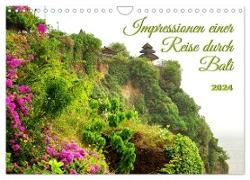 Impressionen einer Reise durch Bali (Wandkalender 2024 DIN A4 quer), CALVENDO Monatskalender