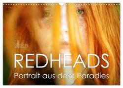 REDHEADS - Portrait aus dem Paradies (Wandkalender 2024 DIN A3 quer), CALVENDO Monatskalender