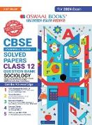 Oswaal CBSE Chapterwise Solved Papers 2023-2014 Sociology Class 12th (2024 Exam)