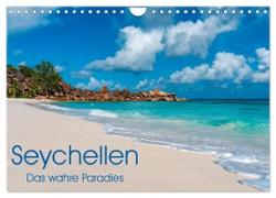 Seychellen - Das wahre Paradies (Wandkalender 2024 DIN A4 quer), CALVENDO Monatskalender
