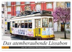 Das atemberaubende Lissabon (Wandkalender 2024 DIN A2 quer), CALVENDO Monatskalender